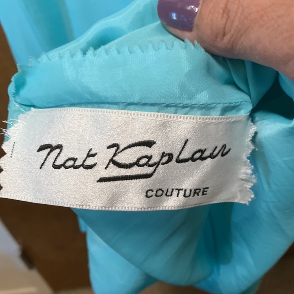 VINTAGE NAT KAPLAN SILK SHIFT DRESS - Picture 7 of 11